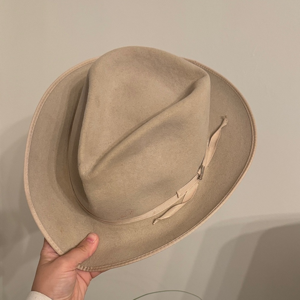 Stetson Stylish Tan Fedora Hat